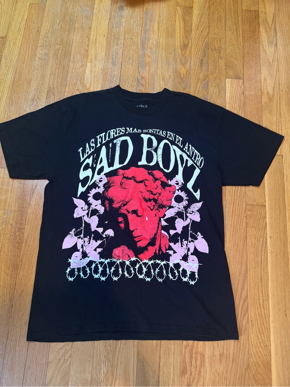 Sad boyz Junior h x Zumiez collab black tee